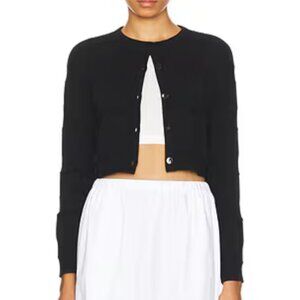 WeWoreWhat Black Crop Cardigan